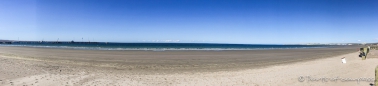 Aussicht auf den Strand von Puerto Madryn