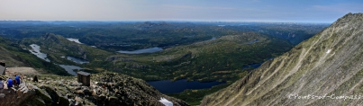 Blick vom Gaustatoppen Richtung Süden