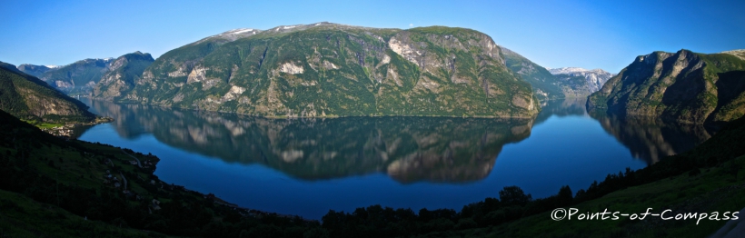 Blick von der Aussichtsplattform Stegastein