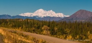 auch heute zeigt sich der Mount Denali wieder von seiner Sonnenseite