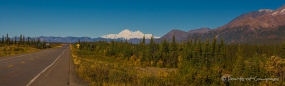 Entlang unserer heutigen Fahrstrecke dürfen wir die Aussichten auf den Mount Denali genießen...