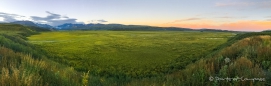 die Sonne färbt die Landschaft in einen Traum ...