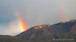 Abendstimmung mit Regenbogen