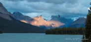 Abendstimmung am Maligne Lake