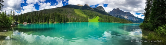 Blick über den Emerald Lake