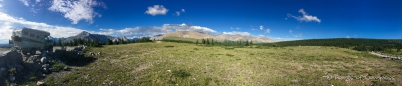 Panorama auf der Cardinal Divide