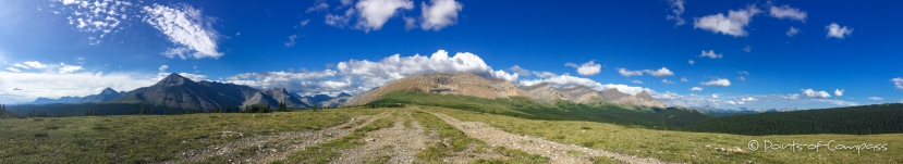 Panorama auf der Cardinal Divide