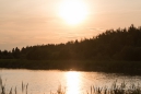 Sonnenuntergang im Elk Island Nationalpark