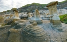 Hoodoos in den Badlands