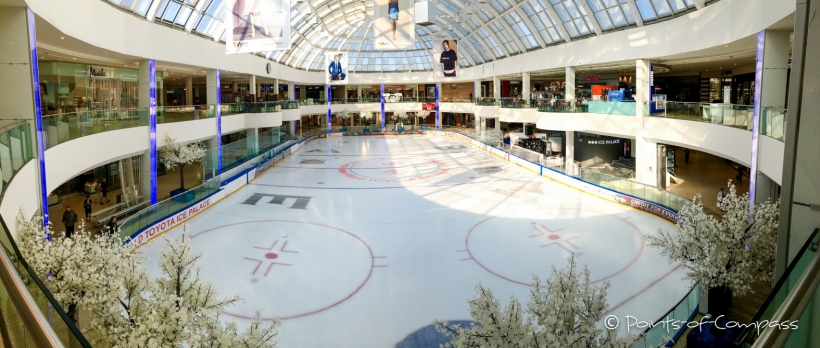 Neben dem Schwimmbad hat die Mall auch eine Eisbahn - halt für jeden Geschmack etwas!!!