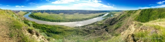 Blick auf den Red Deer River