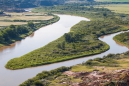 Blick auf den Red Deer River