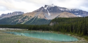 entlang des Saskatchewan-Rivers