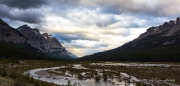 entlang des Saskatchewan-Rivers