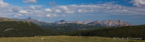 Panorama auf der Cardinal Divide