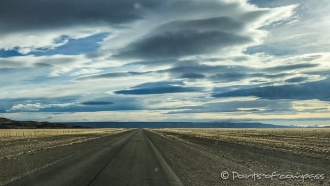 Sonne - Wolken - Mix am patagonischen Himmel