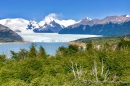 erster Blick auf den Glaciar Perito Moreno