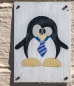 auch die sanitären Anlagen sind im Zeichen der Pinguine angeschrieben ...