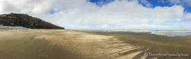 der Strand von El Condor ist ewig lang... und Samstags kompett leer