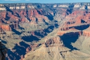erste Blicke über die South Rim des Grand Canyons