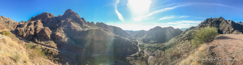 Aussichten auf dem Weg von San Javier nach Loreto