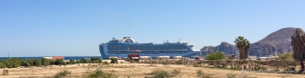 Kreuzfahrtschiff in Cabo San Lucas