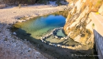 El Chorro - Heiße Quellen drücken aus dem Berg und vermischen sich mit dem frischen Süßwasser