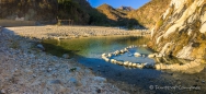 El Chorro - Heiße Quellen drücken aus dem Berg und vermischen sich mit dem frischen Süßwasser