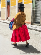 Bolivianerin in Tracht