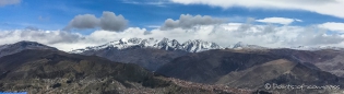 Aussichten auf die umliegenden Berge von La Paz