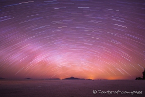 nachts auf dem Salar de Uyuni