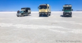 mit Rachel, Carlos & Jochen auf dem Salar de Uyuni