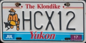 Das Motto des Yukon kommt noch aus der Goldrauschzeit ... "The Klondike" = Einer der goldreichen Flüsse