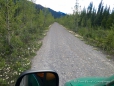 wir verlassen den Alaska Highway auf der Suche nach einem netten Nachtplatz...