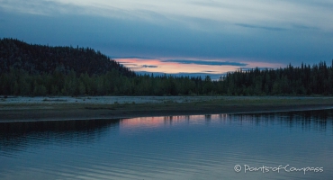 Abendstimmung am Hyland River