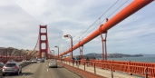 auf der Golden Gate Bridge