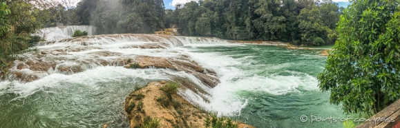 die Wasserfälle von Agua Azul in Chiapas