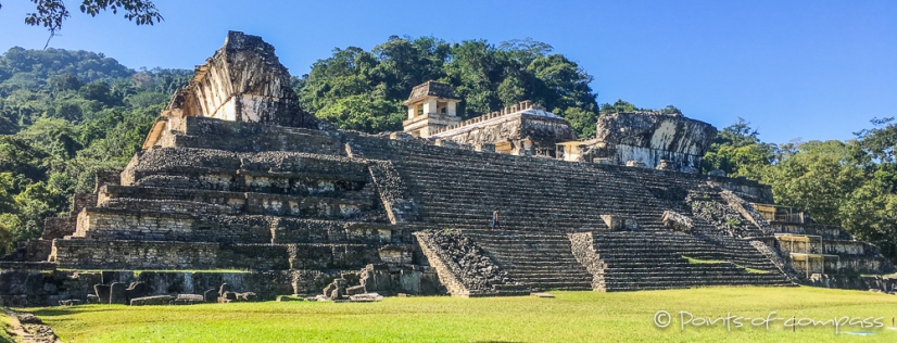 Palenque: Blick auf den Palacio