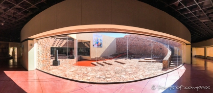 Blick in den Innenhof des Museums