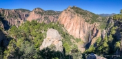 Blick vom Aussichtspunkt zum höchsten Wasserfall Mexicos