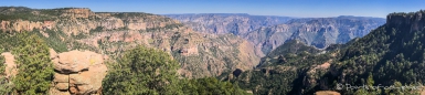 Aussicht-Restaurant am Parque de Aventura im "Barranca del Cobre"