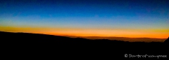 unterwegs zum Paso de Sico - der Sonnenuntergang begeistert uns