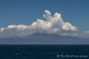 der Vulkan Calbuco ziert sich noch ein wenig hinter Wolken...