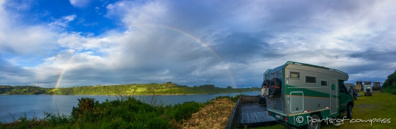 tolle Stimmung mit dem Regenbogen