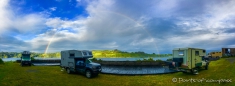 nach dem Regen kommt der Regenbogen