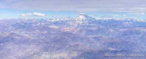 Blick auf den Aconcagua - dem höchsten Berg Südamerikas mit 6.961 Metern Höhe