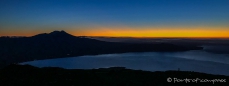 Abendstimmung am Osorno mit Blick auf den Vulkan Calbuco