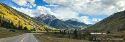 Über den Million Dollar Highway von Ouray wieder Richtung Durango