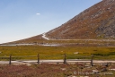 hier geht es die letzten 5 Meilen (8 Kilometer) hinauf auf den Mount Evans Gipfel