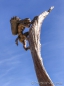 Skulptur von Ureinwohnern in Mesa Verde